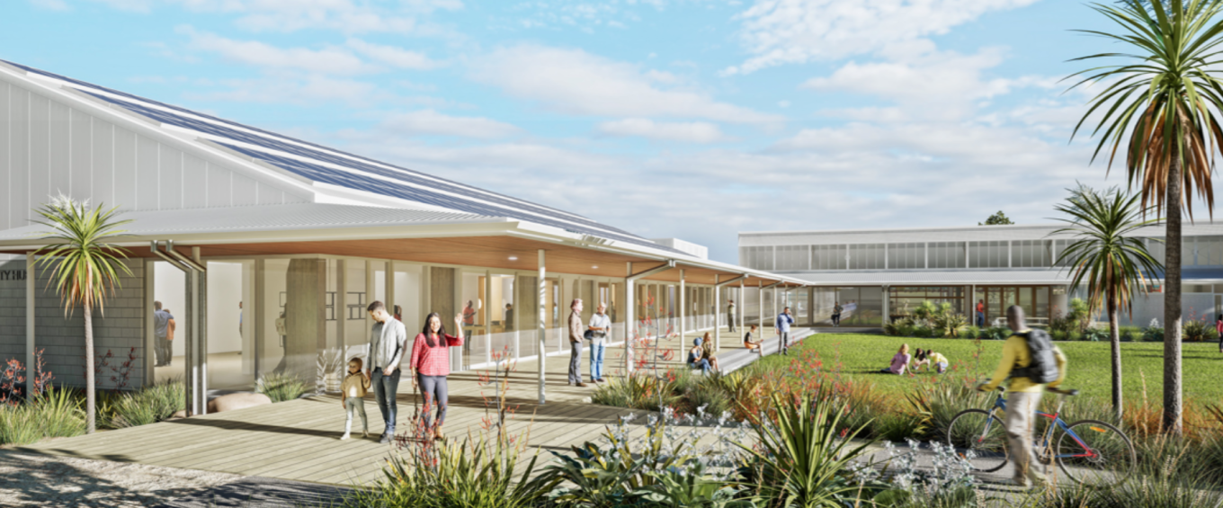 A render of a community area.