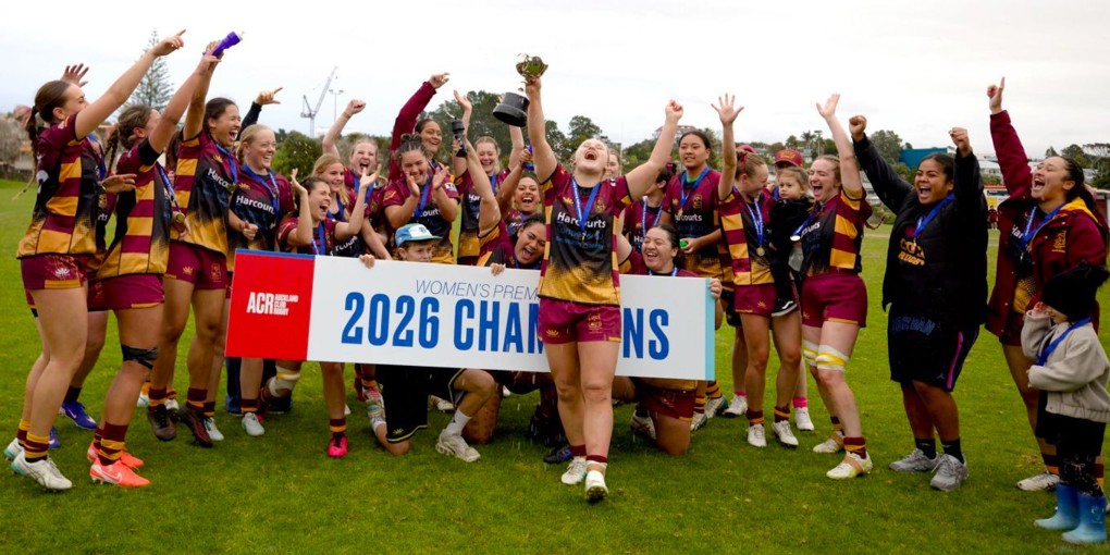 A local rugby team celebrating