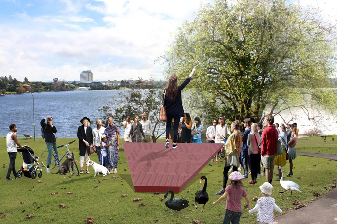 Takapuna artwork 'Soapbox' offers a platform for all voices