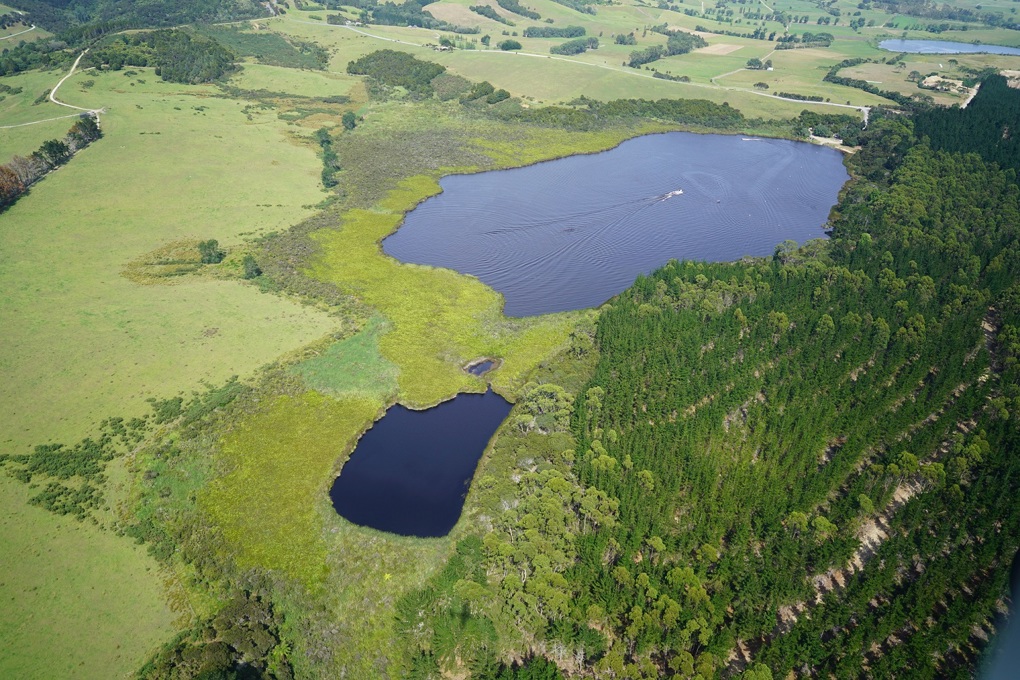 E-boat enables fish survey at Lake Tomarata