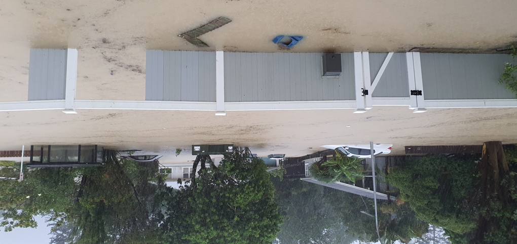 Flooding during a summer storm