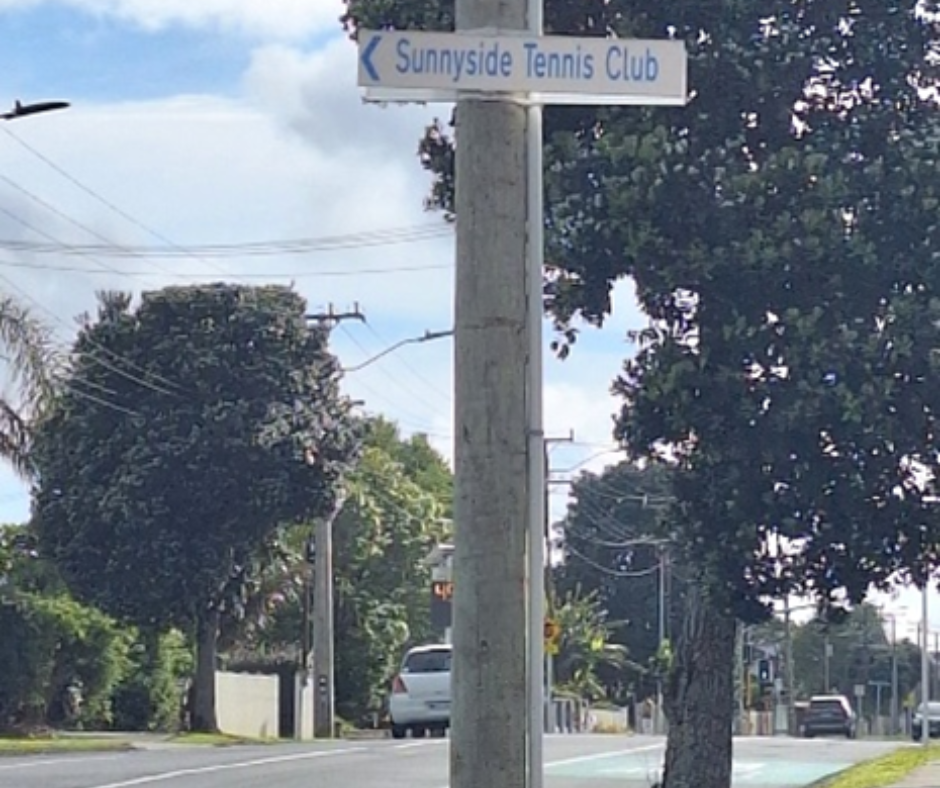 Sunnyside sign post.