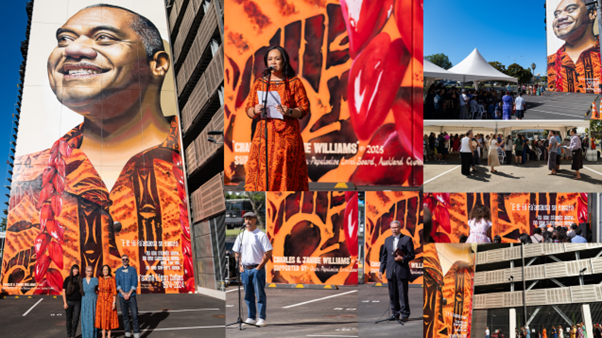 Combined images of the mural.