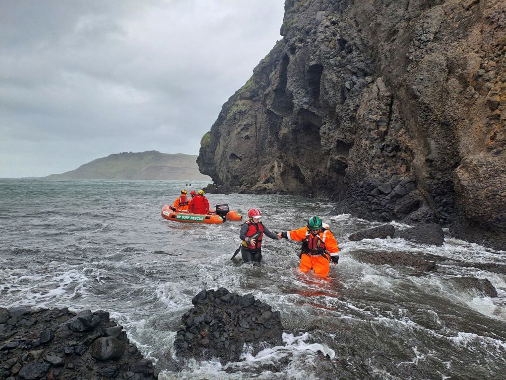 Operation Waitakere water rescue