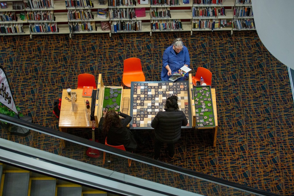 Giant Scrabble Aerial