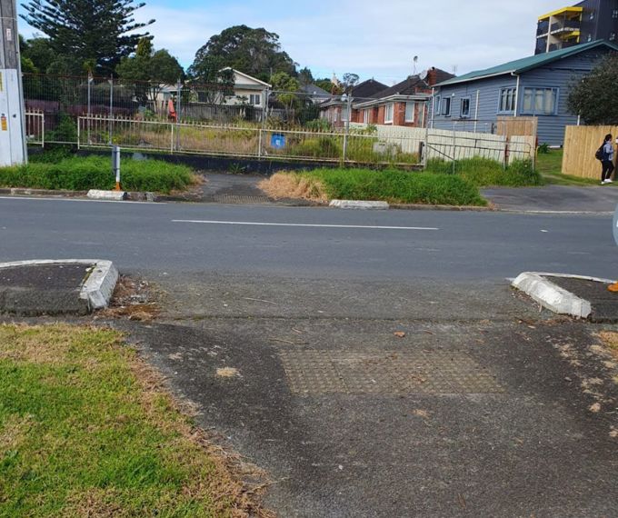 The Section Of St Georges Road Outside The Entrance To Jireh Christian School
