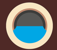 graphic illustration  of water in a pipe