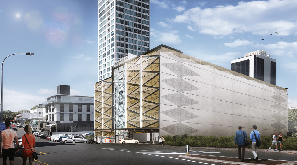 Takapuna's new carpark building