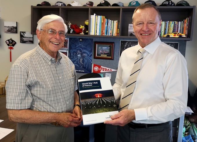 Roll of Honour commemorates World War I service personnel