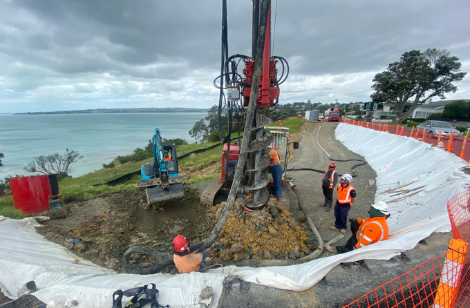 Marine Parade During Construction
