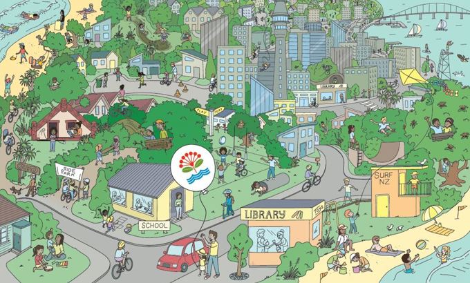 Auckland Council graphic of Auckland neighbourhood