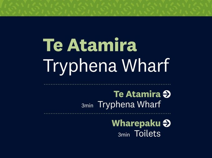 Tryphena Coastal Trail Signage 2