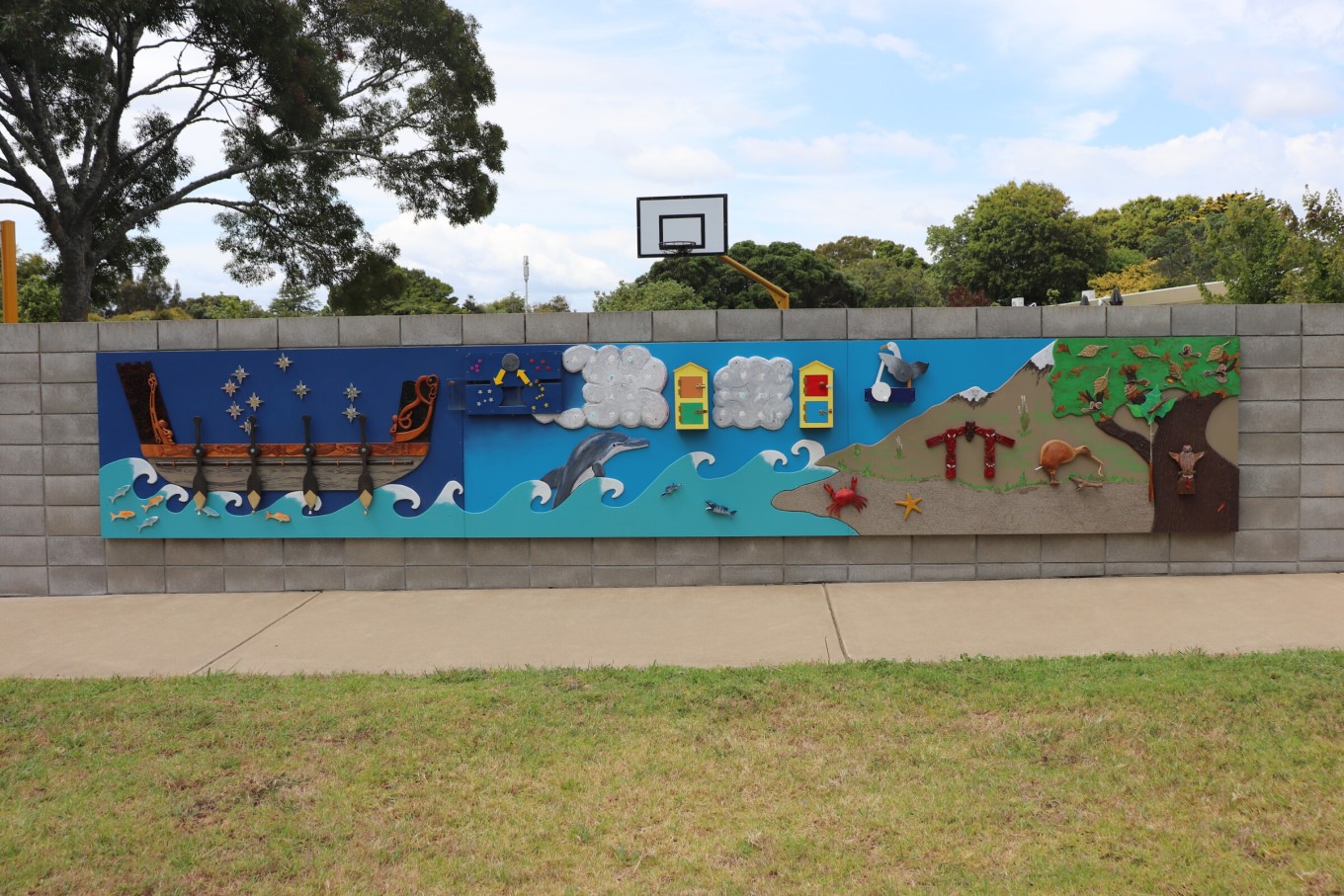 Homai Campus Sensory Wall.