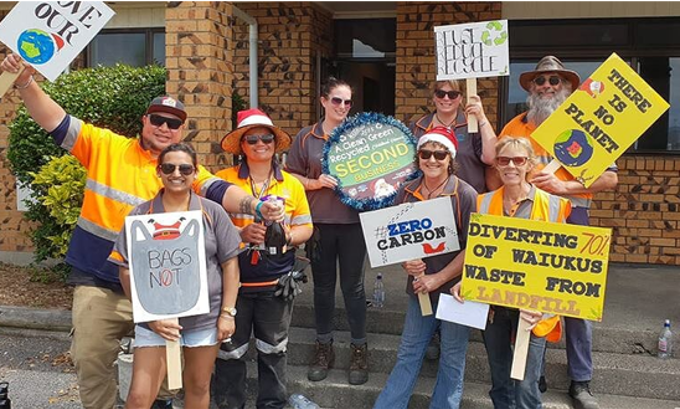 Local board celebrates Waiuku Zero Waste's achievements