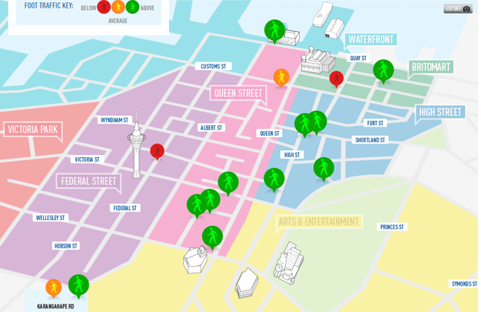 Counting pedestrians in the city centre