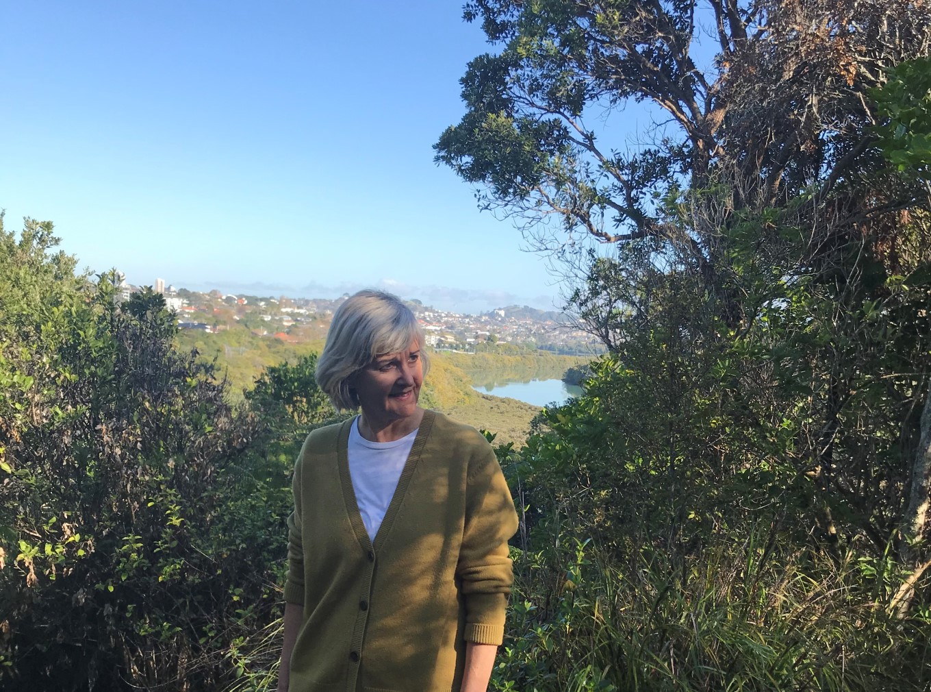 A lady in Kepa Bush.