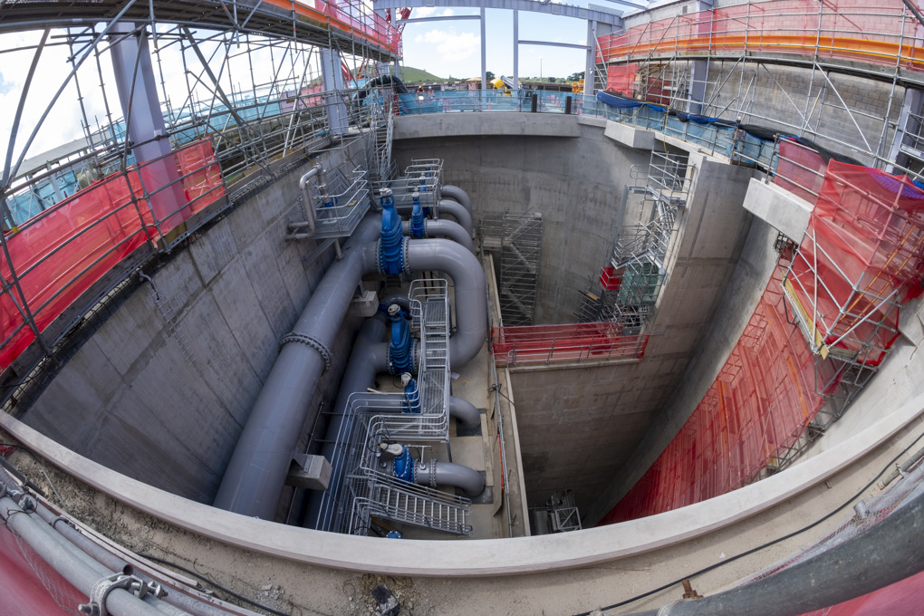 40M Deep Pump Shaft, Watercare Central Interceptor Site, Māngere