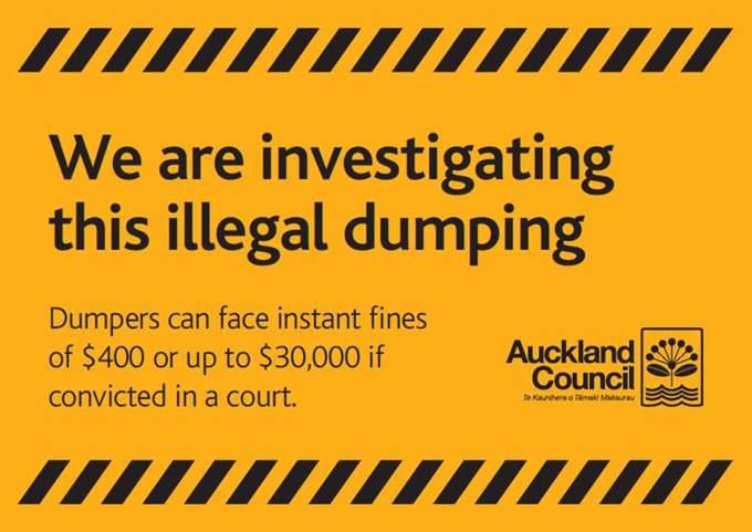 Illegally dumped TV not art