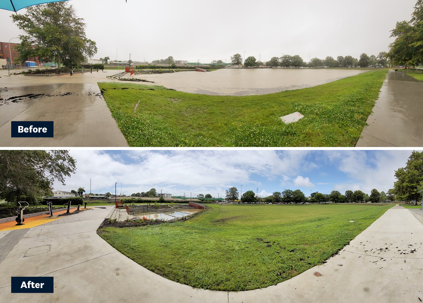 Greenslade before and after image.