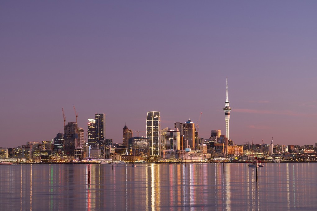 Cityscape at dusk