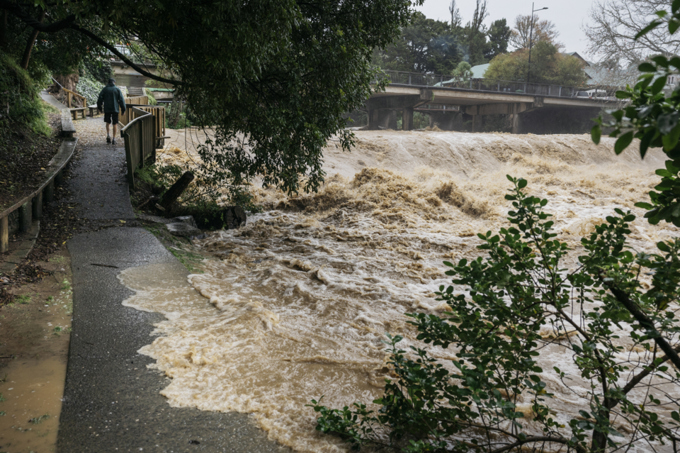 Mahurangi River flooding
