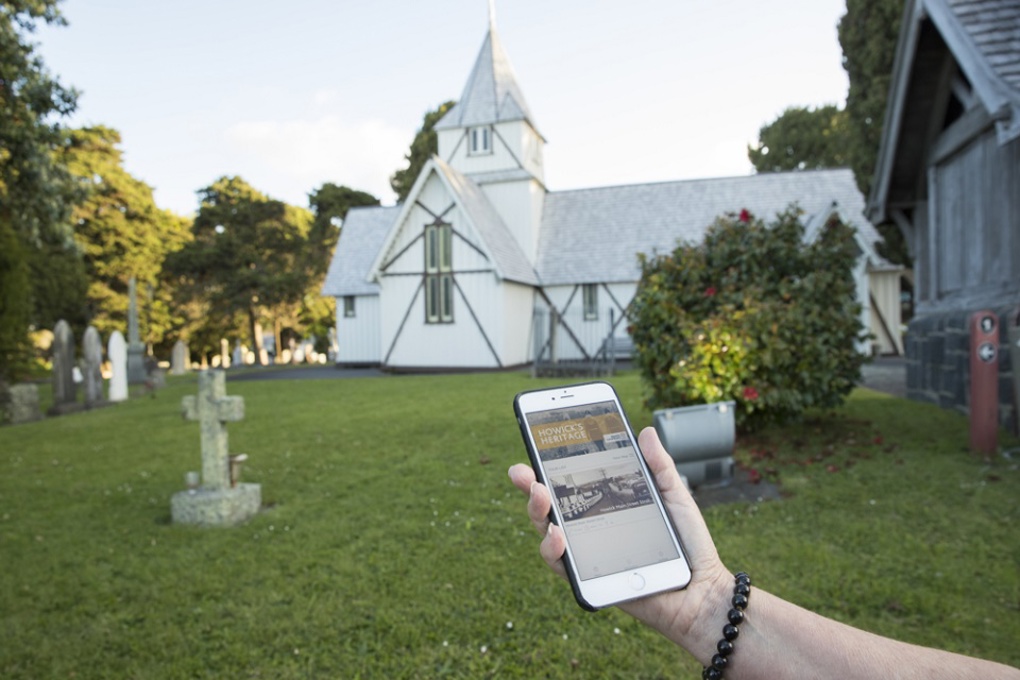 Howick heritage walk app