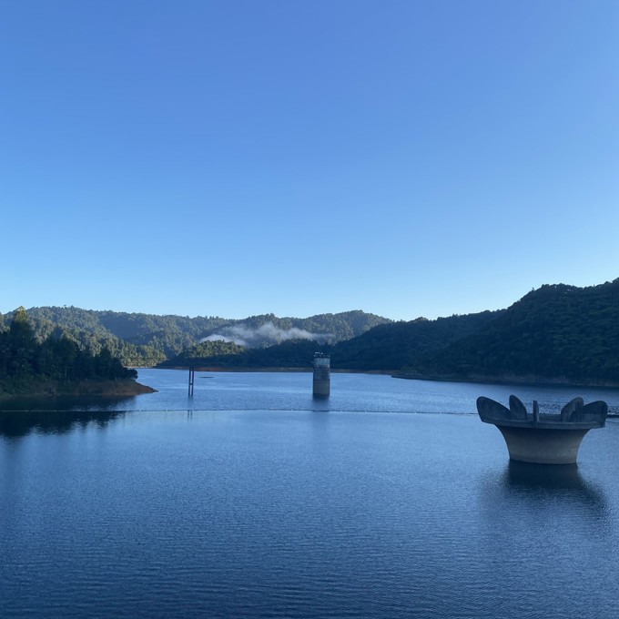 Mangatangi Dam In The Hunua Ranges February 2025