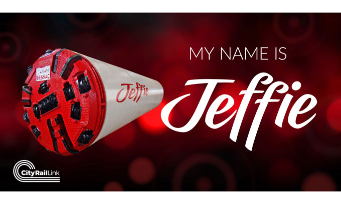 CRL’s tunnel boring machine has a name