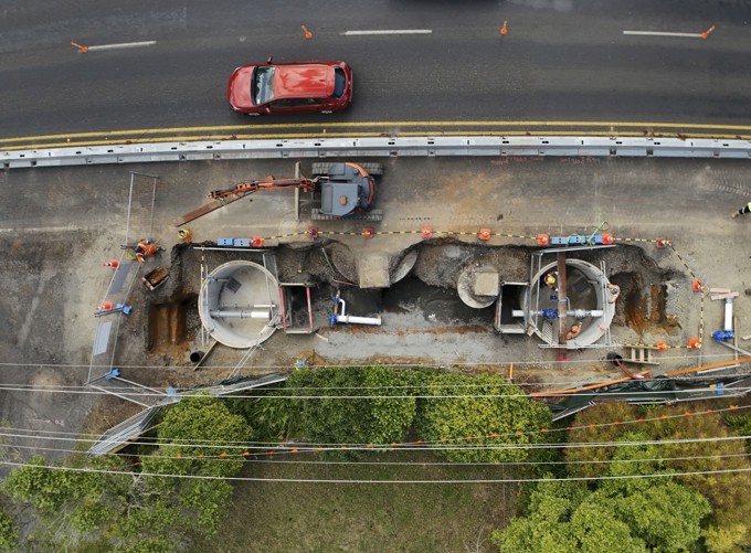 The new bulk supply points are on Pukekohe East Road