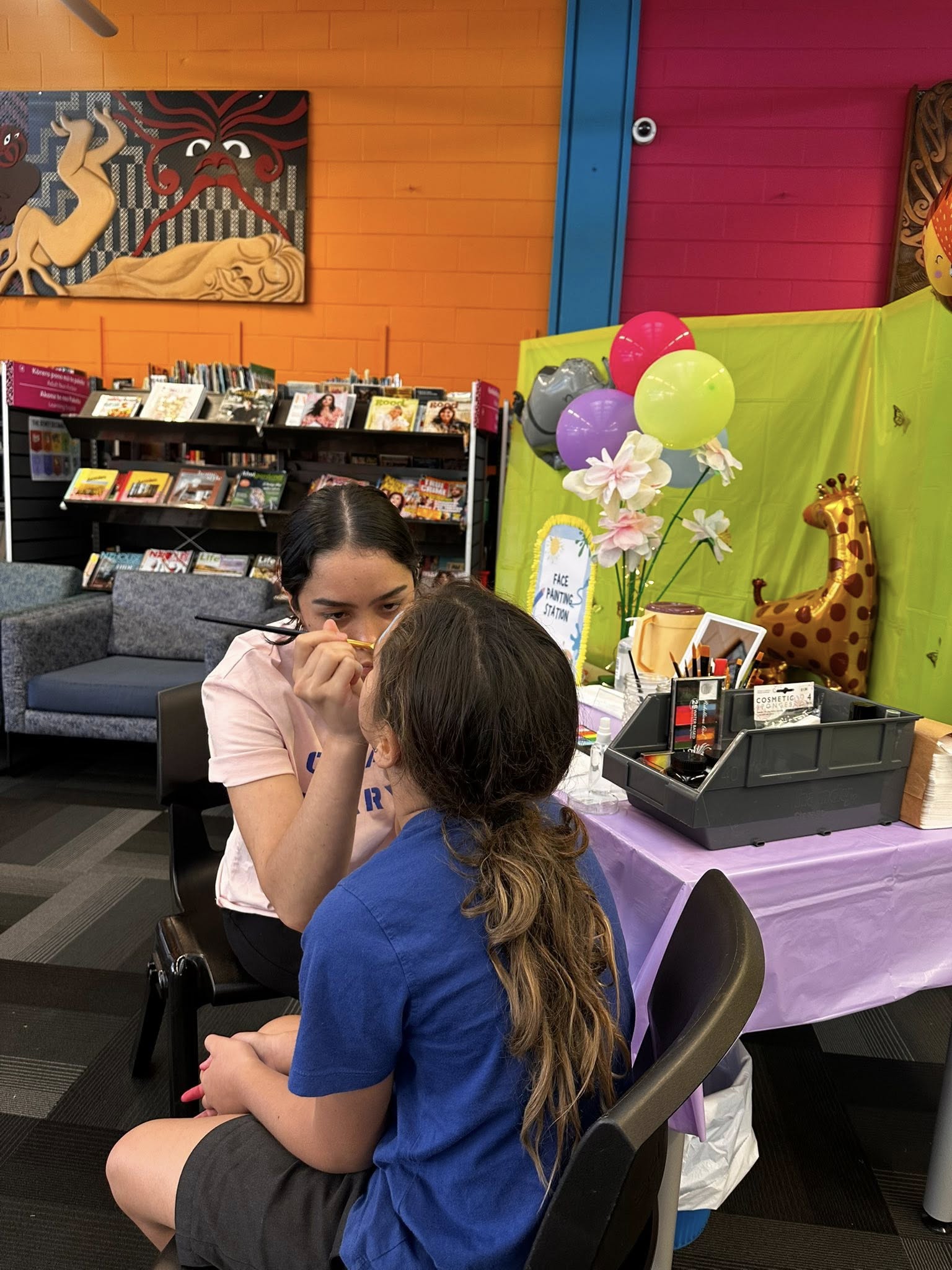 Sensory Fun Day face painting. 
