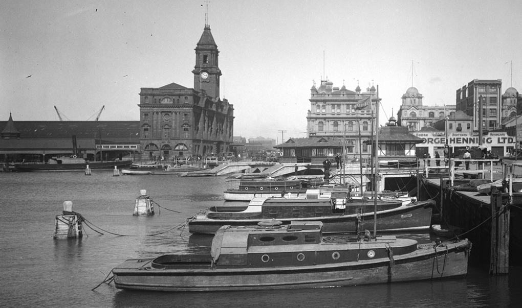 Ferry building then