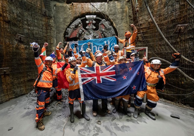 Central Interceptor Mt Albert Shaft Breakthrough 24April