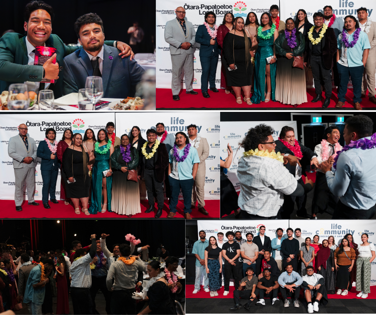 Collage image of participants from the Love Yourz event. 