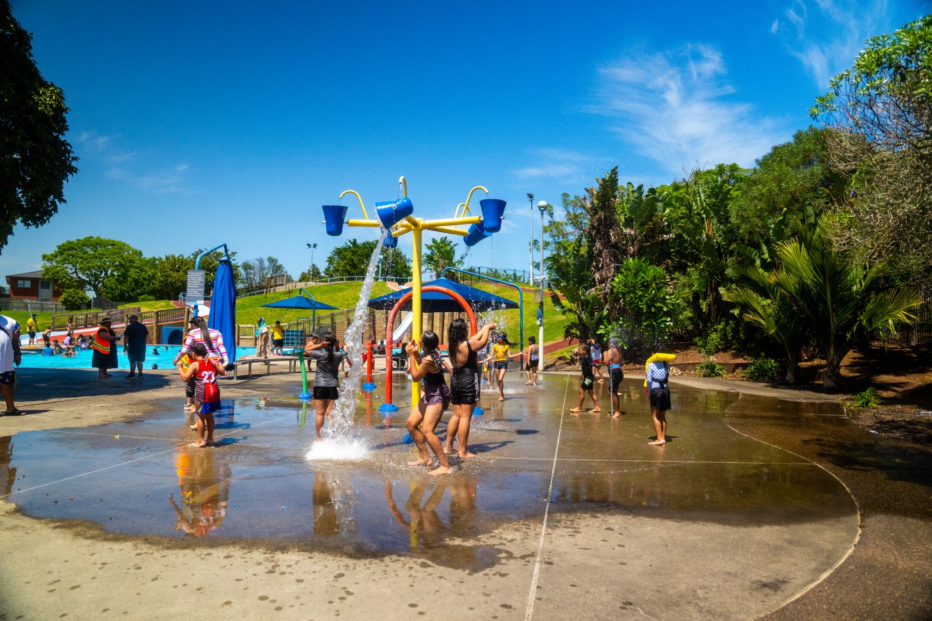 Moana Nui A Kiwa Pool and splashpad. 