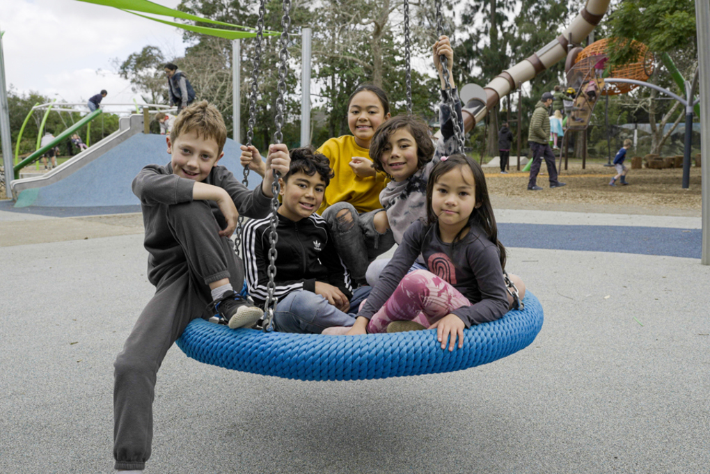 Kids On A Swing