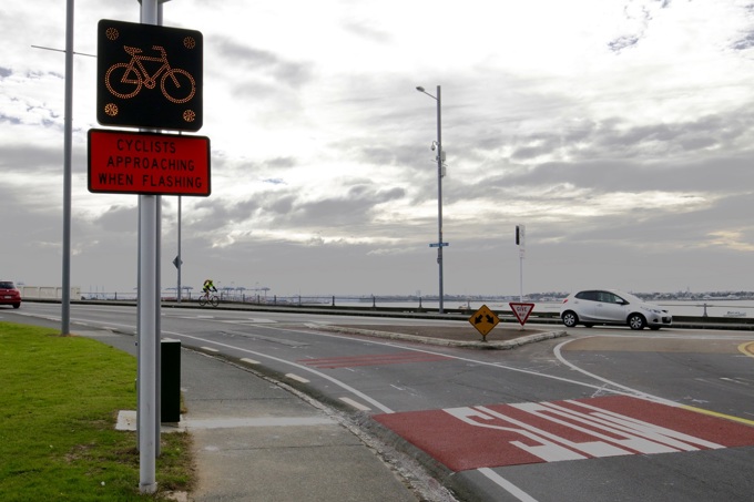 New lights and sensors make Tamaki Drive safer