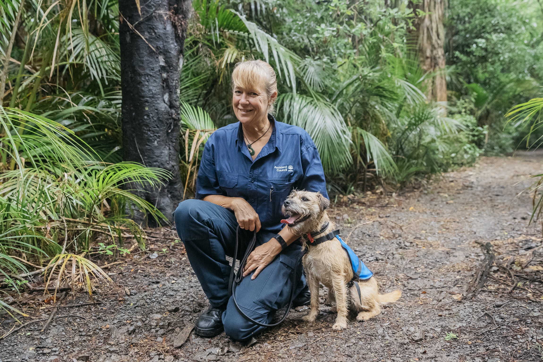 Rosie and her handler Rochelle Prosser