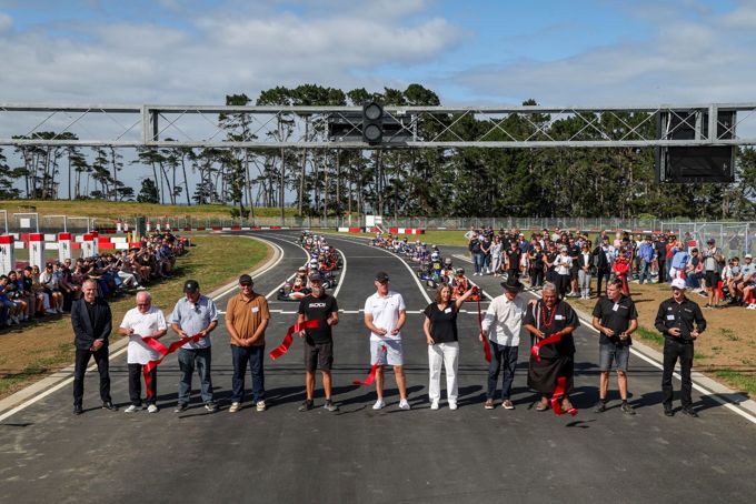 Auckland Council staff at the racetrack