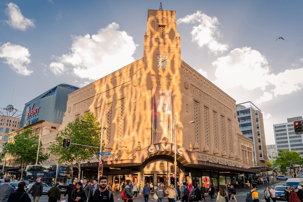 The Civic Theatre In Auckland With People Walking Past OA Photo