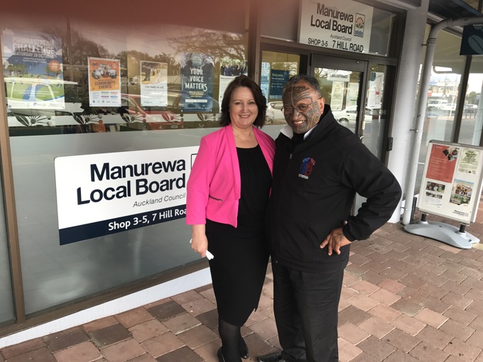 Local board showcasing te reo maori