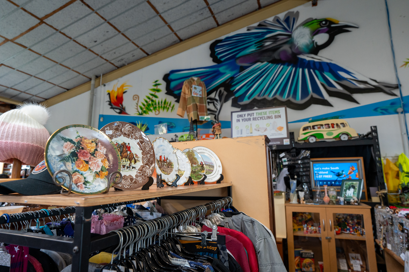 A collection of preowned items.