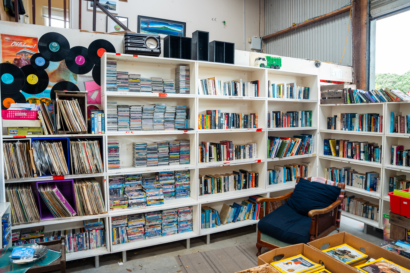 A collection of preowned items.