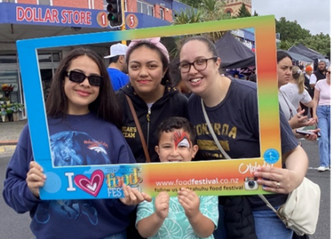 People in a photo frame