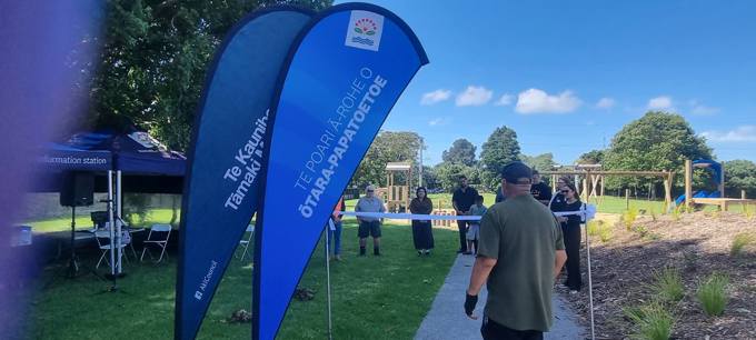 Opening of local park