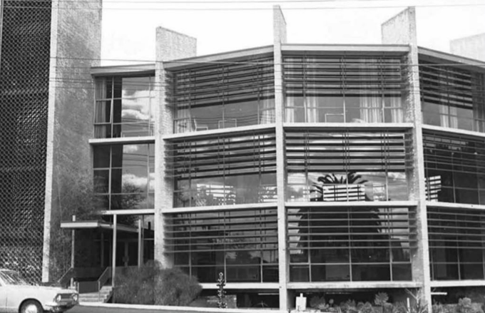 Newly built Ceramic House in 1969