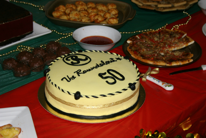 Birthday cake for the Laingholm Roundabout