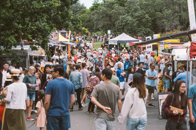 Aucklanders At A Festival