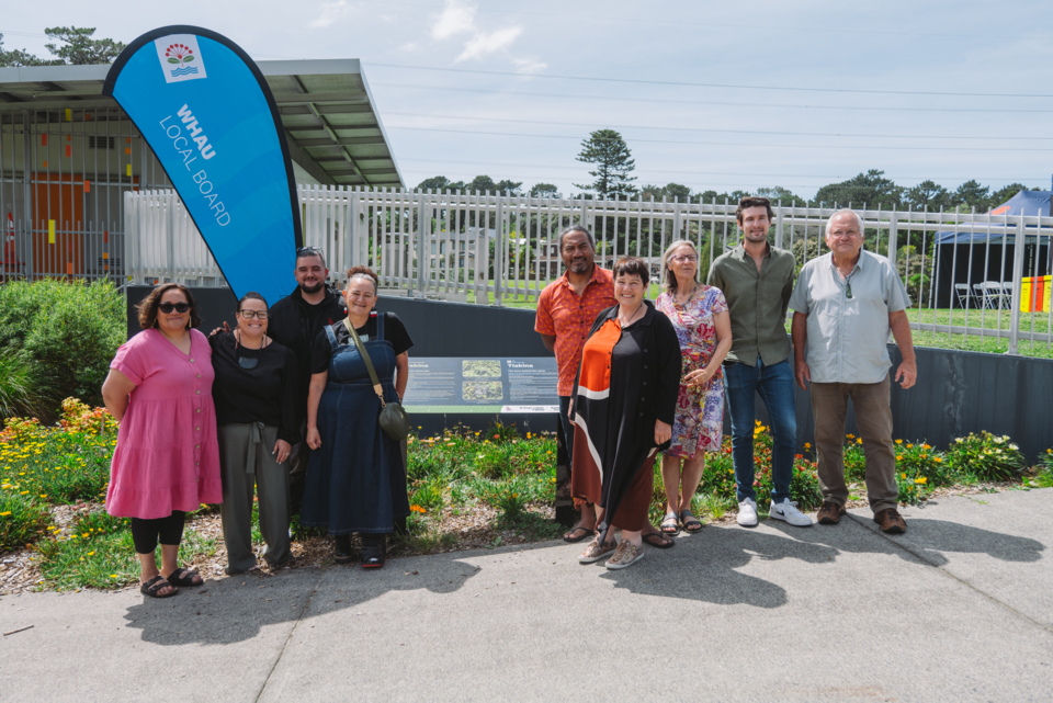 Members of Whau Local Board and Te Kawerau ā Maki. 