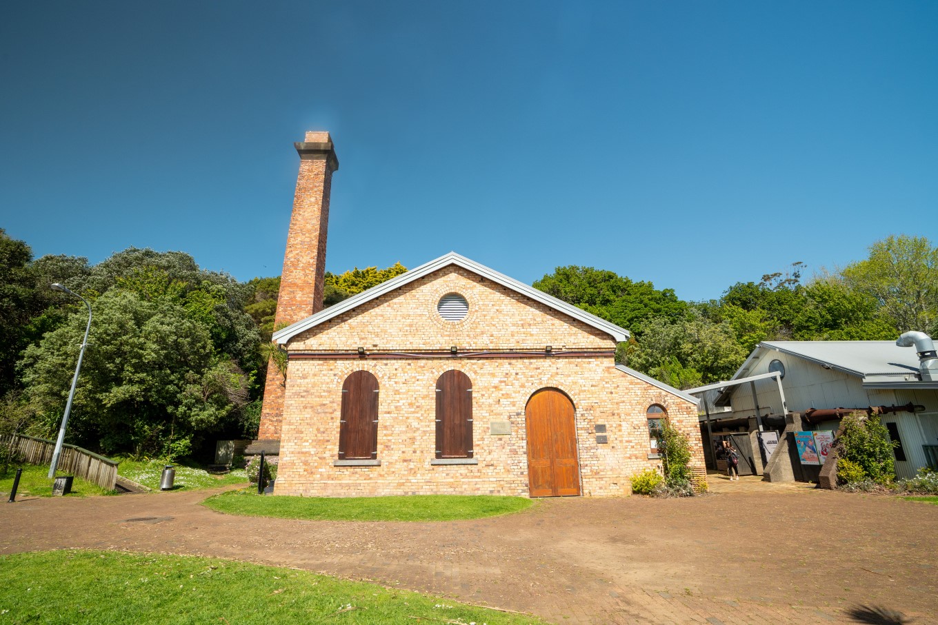 The PumpHouse Theatre is built with bricks from Duder’s Brickworks.