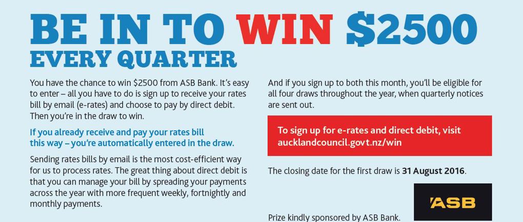 Rates notice